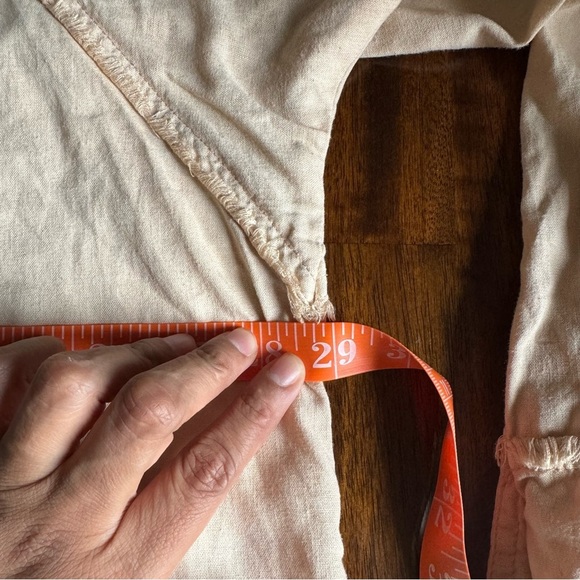 Free People 'Keep It Simple' Button Down in SHELL PINK (XS) - Picture 7 of 7